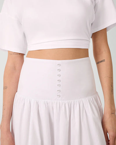 Drop Waist Maxi Skirt