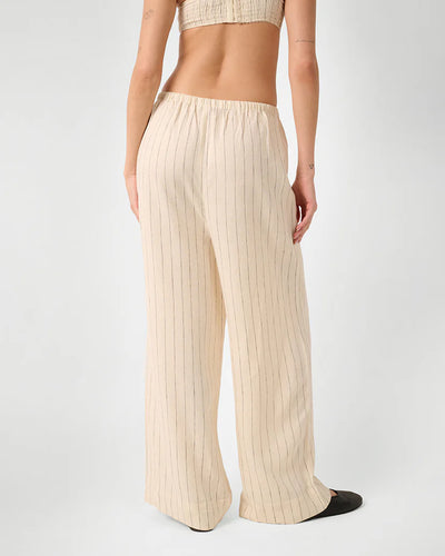 Tie Waist Pant Beige