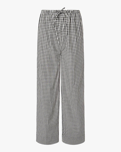 Tie Waist Pant Black Stripes