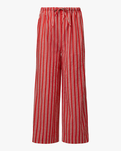Tie Waist Pant Red