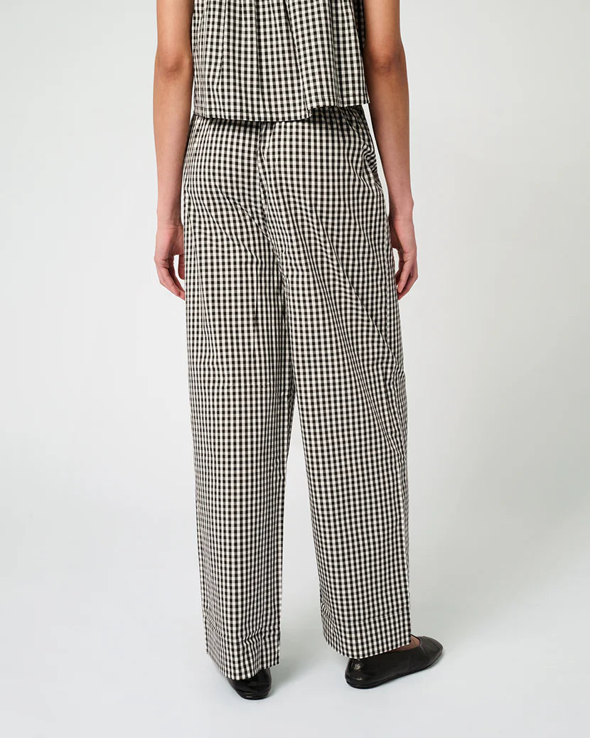 Tie Waist Pant Black Stripes
