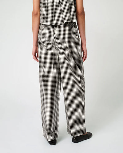Tie Waist Pant Black Stripes